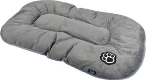 Szürke velúr fekhely kutyáknak 61x38 cm Flakes – Love Story