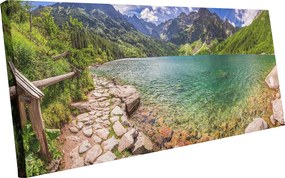 Tátra hegyei vászonkép 150x70 Tengerszem