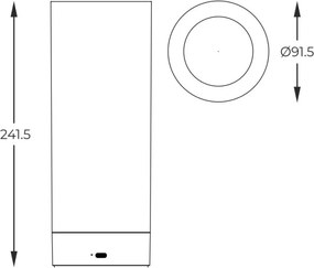 Zuma Line ESTERNO 1002 Fali lámpa 1x1,2W/LED 2700K 100lm IP20