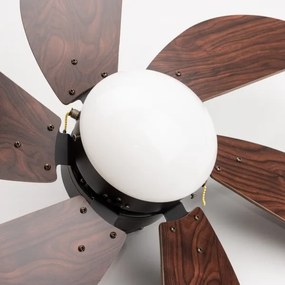 ZEVENTI - Mennyezeti ventilátor FAMARA 1xE14/60W/230V