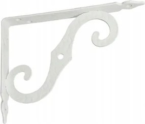 Polctartó állvány fehér ornamentális dekoratív polctartó 200x150mm