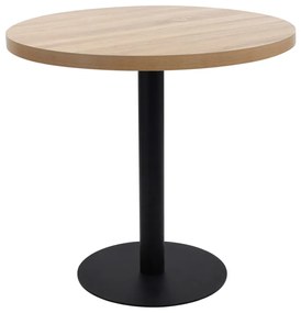Világosbarna MDF bisztróasztal 80 cm