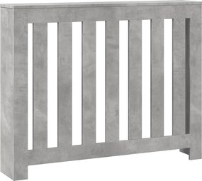 vidaXL betonszürke szerelt fa radiátorburkolat 104 x 20 x 82 cm
