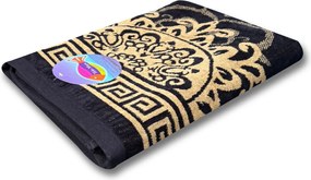 Zeus fekete strandtörölköző