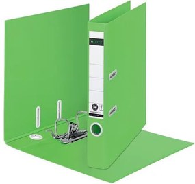 Iratrendező, 50 mm, A4, karton, újrahasznosított, LEITZ 180 Recycle, zöld (E10190055)