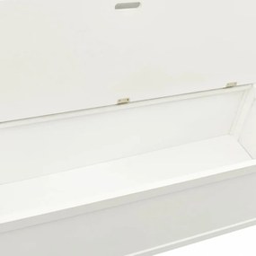 fehér tömör fenyőfa pad 107 x 45 x 75,5 cm