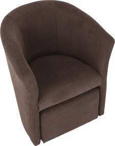 Klub fotel puffal, barna, ROSE