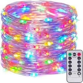 LED-es karácsonyfa fényfüzér 20m dróton – Karácsonyi Botc távirányítóval