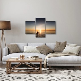 Kép a kenuzók naplementekor (90x60 cm)