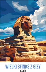 Poszter 61x91,5cm A nagy gízai szfinx