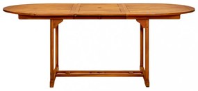 tömör akácfa kerti asztal 200 x 100 x 75 cm