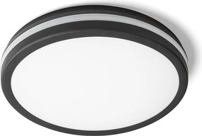 RENDL SONO 40 felületre szerelhető fekete műanyag 230V LED 40W IP65 3000K 4000K 6000K