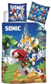 Sonic a sündisznó Speedy Dreams ágyneműhuzat 140×200cm, 70×90 cm