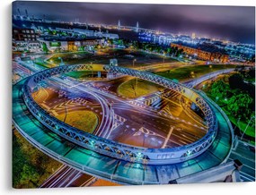 Kép - éjszakai panoráma (70x50 cm)