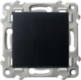 Egykapcsolós kapcsoló fekete Ospel Zafír LP-1Z/m/33