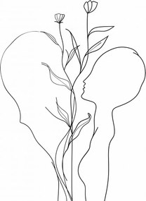 Poszter 25x35cm A szív és a természet kombinációja