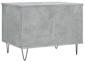 betonszürke szerelt fa dohányzóasztal 60 x 44,5 x 45 cm