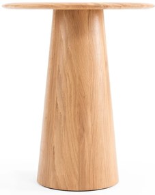 Tölgyfa kerek tárolóasztal ø 40 cm Mushroom – Gazzda