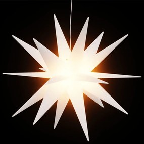 összecsukható fehér karácsonyi lámpa LED-del 43 cm