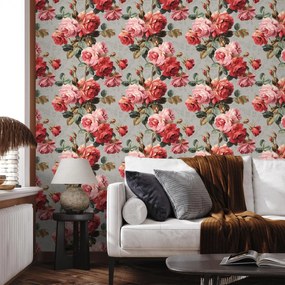 Fotótapéta - Minta rózsákkal (147x102 cm)
