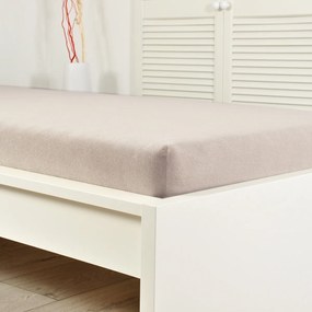 4Home Perfect frottír lepedő kávé, 90 x 200 cm, 90 x 200 cm