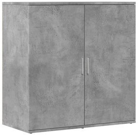 betonszürke szerelt fa tálalószekrény 79 x 38 x 80 cm