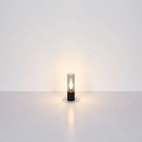 Globo 21000TB - Érintős asztali lámpa ANNIKA 1xE27/25W/230V átm. 9 cm fekete