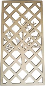 Rácsos Kerítés Dekoráció Erkélyre Téglalap 130X70 cm