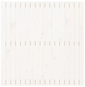 fehér tömör fenyőfa fali fejtámla 108 x 3 x 110 cm