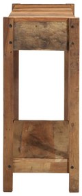 Konzolasztal 107x33x76 cm Tömör fa újrahasznosított