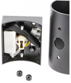 Lámpa Fali lámpatest CAMPIONE II, G9, IP20, max. 40W, IP20, max. 250V, 50/60 Hz, kör, fekete