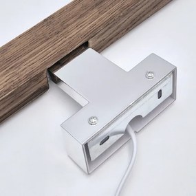 Brilagi-LED Fürdőszobai tükörmegvilágítás WOODY MIRROR LED/8W/230V IP44 tölgy/króm