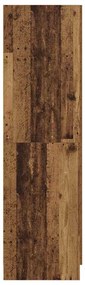 Ruhásszekrény polcokkal Öreg fa 82.5 x 51.5 x 180 cm Faanyag