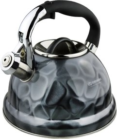 Acél vízforraló 3L indukciós gáz 3D minta Színes Edenberg Prémium