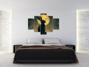 Kép - Nyúl és hold (150x105 cm)
