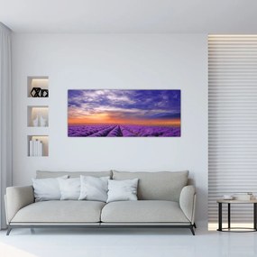 Egy levendula mező képe (120x50 cm)