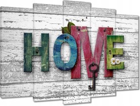 Vászonkép 70x50 Felirat Home