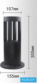 ELDLUX ES59-NF Modern Kültéri Állólámpa IP44