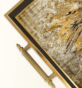 Üveg tálca, 38×24 cm – TPA9860