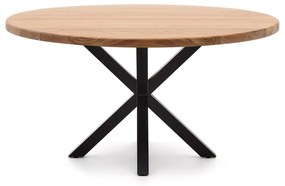 Étkezőasztal akácfa asztallappal ø 150 cm Argo – Kave Home