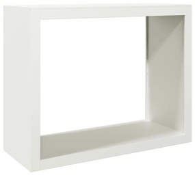 fehér acél tűzifatároló 100 x 40 x 80 cm