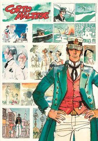 Corto Maltese Watercolors of Time 1000 db-os Compact puzzle Clementoni