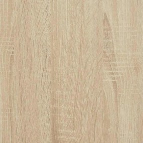 Könyvespolc sonoma tölgy 60 x 24 x 168 cm Faanyag