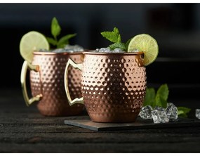 Rézszínű acél bögre szett 2 db-os 400 ml Moscow Mule – Lyngby Glas
