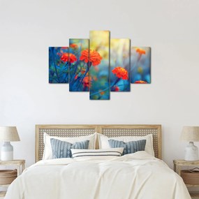 Kép - Narancssárga virágok (150x105 cm)