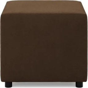 Zeus puff, szövet anyag, 50x50, barna