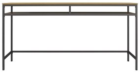 Íróasztal tölgyfa dekoros asztallappal 51x153 cm Bradford – Støraa