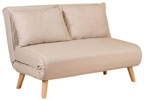 Bézs kinyitható kanapé 120 cm Folde – Artie