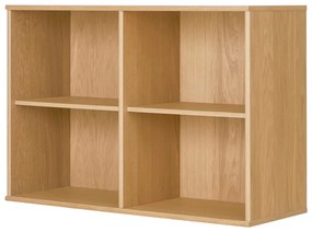 Natúr színű függő könyvespolc tölgyfa dekorral 89x61 cm Mistral – Hammel Furniture