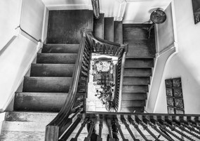 Poszter 29,7x21cm Fa lépcső a házban, Assaf Frank